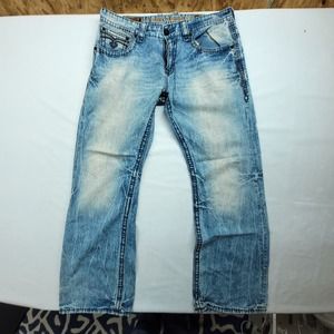 Rock Revival Jeans - Bao Bootcut (EP9751B3L) Men Size 36 (38 X 33) Nice!